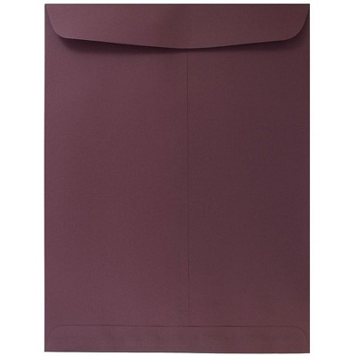 JAM Paper 9 x 12 Open End Catalog Envelopes Burgundy 21285781I