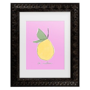 Trademark Fine Art - uplusmestudio Le Citron Matted Framed Art - 1 of 4