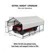 Heavy Duty Metal Carport with Galvanized Roof, All-Metal Weatherproof Car Garage Shelter, for Cars, Boats, Trucks, Tractors（Shipped In 5 Packages） - 2 of 4