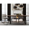 TOV Furniture Haute Linen Chair in Beige and Brass - 2 of 4