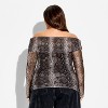 Women's Long Sleeve Off the Shoulder Party T-Shirt - Wild Fable™ - 3 of 3