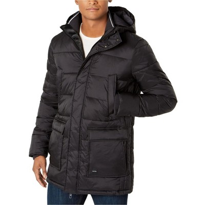 Calvin Klein Mens Winter Hooded Puffer Jacket
