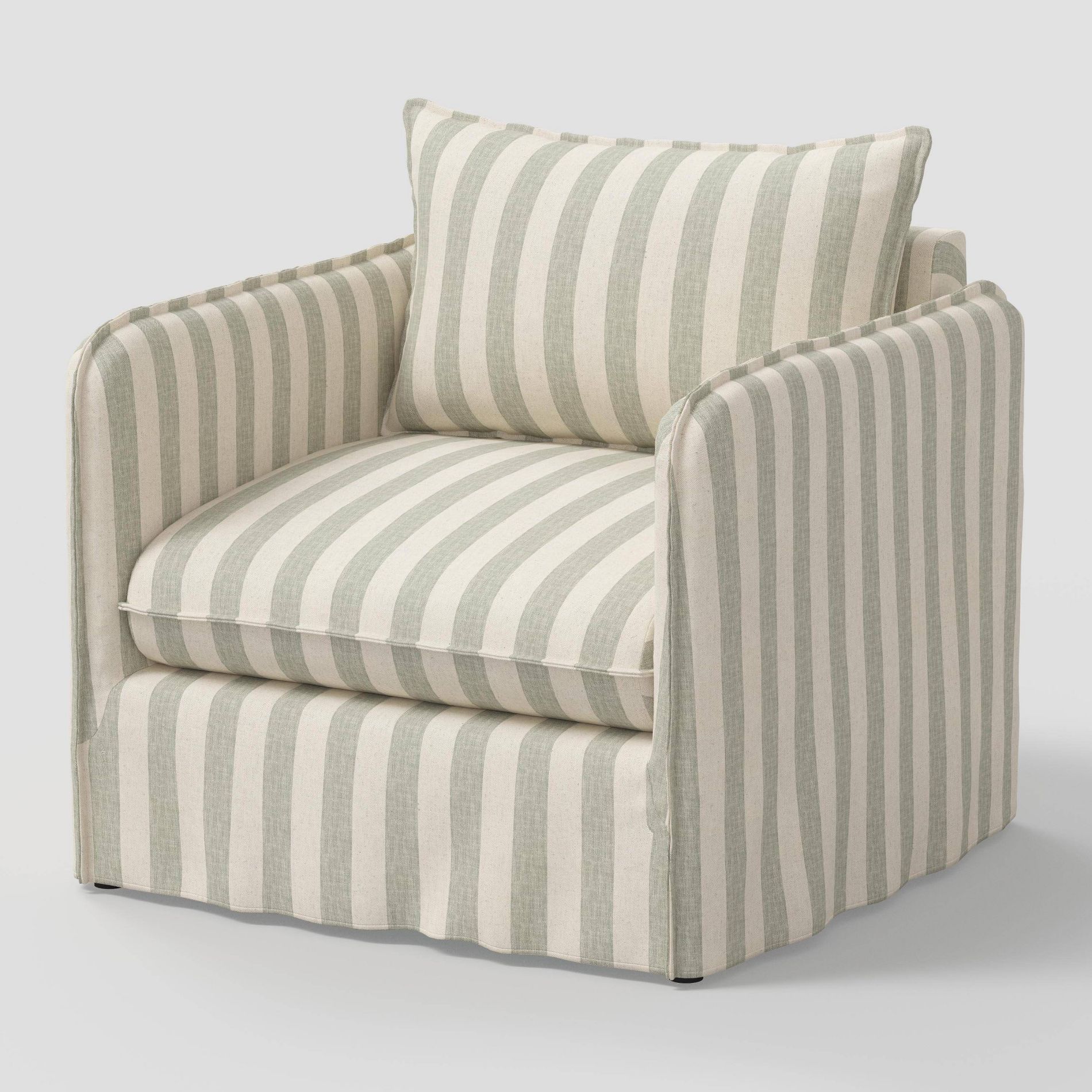 Berea Chair Malcolm Stripe Moss - Threshold™