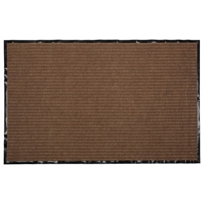 Seasonal Charm Ribbed Polypropylene Doormat 30x48 - Brown