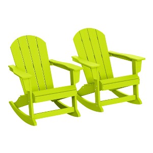 WestinTrends  Outdoor Patio Porch Rocking Adirondack Chair - 1 of 4