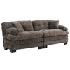 Maliang 84" L Two-seat Sectional Sofa, Modular Deep Seat Sofa, Upholstered Sofa for Small Spaces - 3 of 4