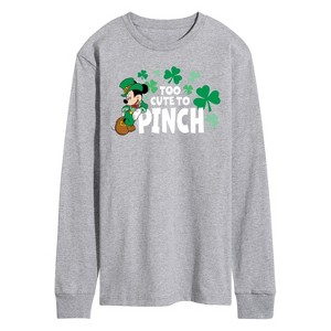 Men's - Disney - Too Cute To Pinch Long Sleeve Graphic T-Shirt - 1 of 4