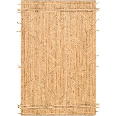 Mark & Day Mantua 2'x3' Rectangle Woven Indoor Area Rugs Cinnamon: Jute Handwoven Flat Geometric Stain-Resistant Rug