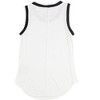 bar III Womens Striped Tank Top, White, Medium - 2 of 2