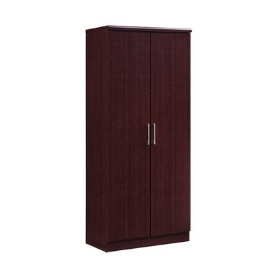 Vtec Trading Mahogany Adjustable Shelves Wardrobe