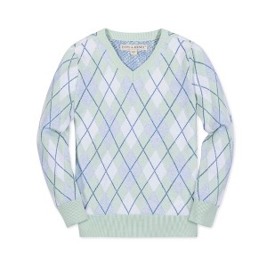 Hope & Henry Boys' Organic Cotton V-Neck Sweater, Kids - 1 of 4