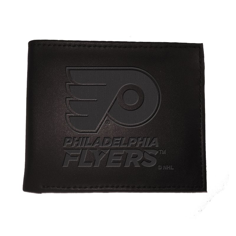 Evergreen Philadelphia Flyers Bi Fold Leather Wallet, 1 of 3