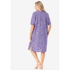 Dreams & Co. Women's Plus Size Short-Sleeve Sleepshirt - image 3 of 4