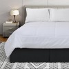 Swift Home | Basics Pleated Microfiber Bed Skirt 14-inch Drop - 2 of 4