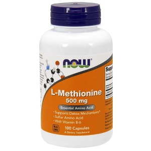 L-Methionine 500mg by Now Foods  -  100 Capsule - 1 of 2