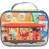 Daniel Tiger's Neighborhood- Insulated Durable Lunch Bag Tote Sleeve, Reusable Lunch Box with Handle- Trolley w Friends TV Character Red, Blue, Orange - 2 of 4