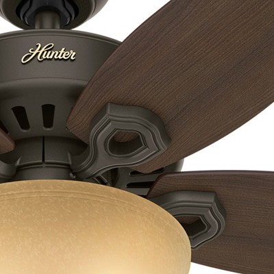 42" New Bronze Ceiling Fan with LED Light and Reversible Blades
