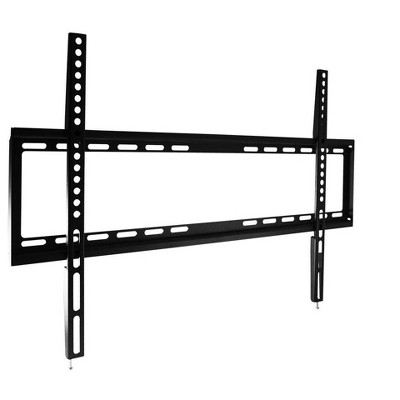 Monoprice EZ Series Low Profile Fixed TV Wall Mount Bracket For LED TVs 46in to 70in, Max Weight 77lbs, VESA Patterns Up