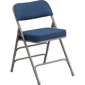 Riverstone Furniture Collection Fabric Folding Chair Navy, Blue