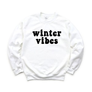 Simply Sage Market Women's Graphic Sweatshirt Retro Winter Vibes - 1 of 3