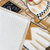 Home Mart Goods Beige Chef Washable Kitchen Mat With Non-Slip Backing - 17"x24" - 3 of 4