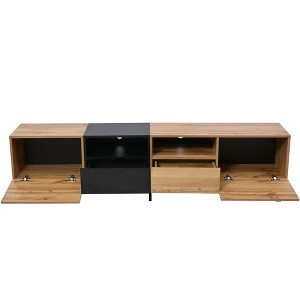 NicBex TV Stand for TVs up to 85 Inches,Modern TV Media Console Table with Drop Down Door,2 Cabinets and 2 Drawers - 1 of 4