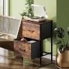 Nightstand Set of 2, 2 Drawer Dresser for Bedroom, End Table for Bedroom, College Dorm - 3 of 4