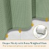 LunaLulinlk Fabric Shower Curtain with Hooks - 2 of 4