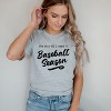 Simply Sage Market Women's The Only BS I Need Is Baseball Season Short Sleeve Graphic Tee - image 2 of 3