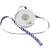 Groomer Essentials Purple Satin Ribbon with Paw Prints - image 3 of 4