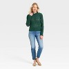 Women's Lace Crewneck Pullover Sweater - Universal Thread™ - 3 of 3