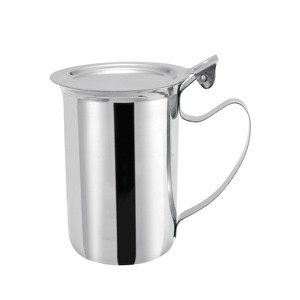 Winco Creamer Server, with Cover, Stainless Steel, 10 oz - 1 of 4