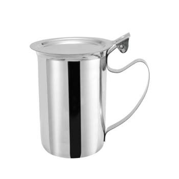 Winco Creamer Server, with Cover, Stainless Steel, 10 oz