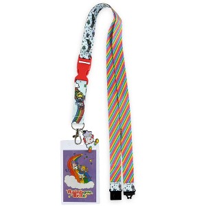 Rainbow Brite Breakaway Lanyard Twink Badge ID Holder With 2" Rubber Charm Multicolored - 1 of 4