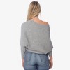 Anna-Kaci Women's Off-Shoulder Knit Sweater with Dolman Sleeves and Ribbed Cuffs - 2 of 4