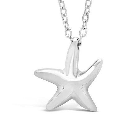 SHINE by Sterling Forever Sterling Silver Mini Starfish Pendant Necklace