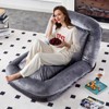 Maliang Folding Sofa Chair with 5 Adjustable Positions, Plush Floor Lounge Chair for Gaming, Meditation, Relaxation - 4 of 4