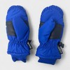 London Fog Kids Ski Mittens for Boys (4-6 Years) - Warm Winter Mittens - Insulated and Waterproof Gloves for Cold Weather - 3 of 4