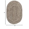 Colonial Mills Carrington Tweed - Brown 5x8 - 3 of 3