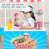 Lil’ Jumbl Wooden Snack Cart Playset, Kids Play Pretend Hot Dog Stand Push Cart w/ 125+ Accessories - 3 of 4