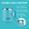 Clean bottle | Pristine Sips Insulated Stainless Steel Coffee Mug | Ceramic Inner Coating | No Metal Taste | Mug Perfect Brew | Aqua - 4 of 4