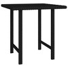vidaXL Side Tables 3 pcs Black Poly Rattan - 4 of 4