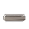 Saturday Knight Ltd Roche Sturdy Iron Construction Bath Soap Dish - 1.24x3.76x5.2", Nickel - 3 of 4
