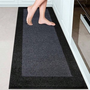 Washable Kitchen Rug 24x70 Inch Non Slip Absorbent Entrance Runner for Bedroom Hallway Bathroom Door Roll Packing - 1 of 4