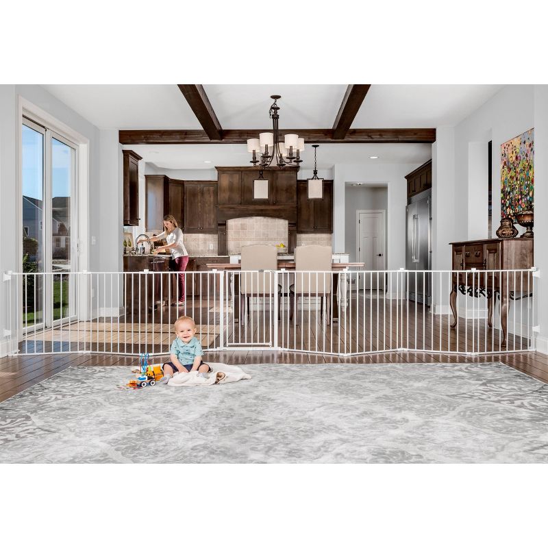 Regalo 4-in-1 Super Wide Baby Gate and PlayYard, 1 of 8