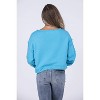Women's Feeling Comfy Balloon Sleeve Cropped Sweatshirt - BUCKETLIST - 3 of 4