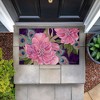 Stupell Industries Midnight Garden Peacock Feathers Printed Outdoor Door Mat, design by Nicole Tamarin, 18"x30" - 3 of 4