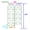 NicBex Garden Trellis Plant Stakes for Outdoor Plants, Rustproof Pothos Plant Climber Support for Garden - 4 of 4
