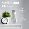 Fifth Avenue Crystal Geometric Bedside Night Water Carafe and Tumbler Lid, 2-Piece - 3 of 4