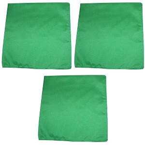3 Pack Plain Cotton Bandanas Versatile Everyday Accessories - 1 of 4